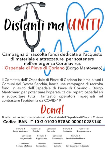 Donazioni per Ospedale di Pieve di Coriano