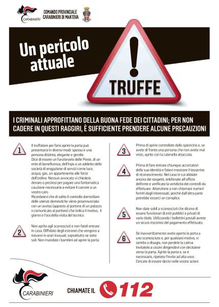 L'Arma dei Carabinieri è sempre accanto ai cittadini